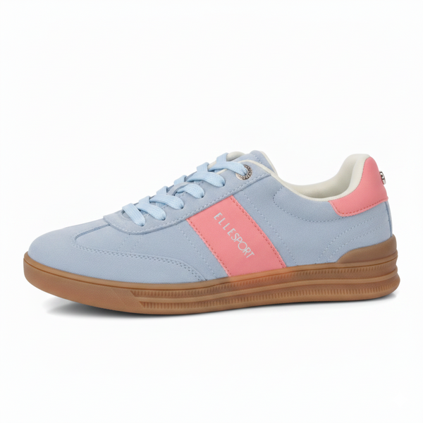 Ladies Elle Sport Lace Up Gum Sole Comfy Trainers F7442