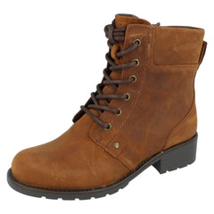 Ladies Clarks Ankle Boots Orinoco Spice