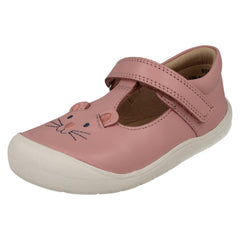 Girls JoJo Maman BèBè By Startrite T-Bar Animal Detailed Shoes Buddy