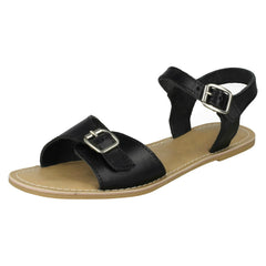 Ladies Leather Collection Ankle Strap Sandals