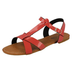 Ladies Savannah X Stap T Bar Sandal