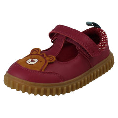 Girls Clarks T-Bar First Walking Shoes Cove Glow