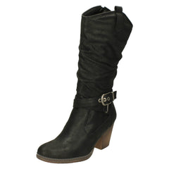 Ladies Down To Earth Calf Length Boots