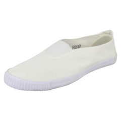 Childrens Unisex Spot On Slip On Plimsolls