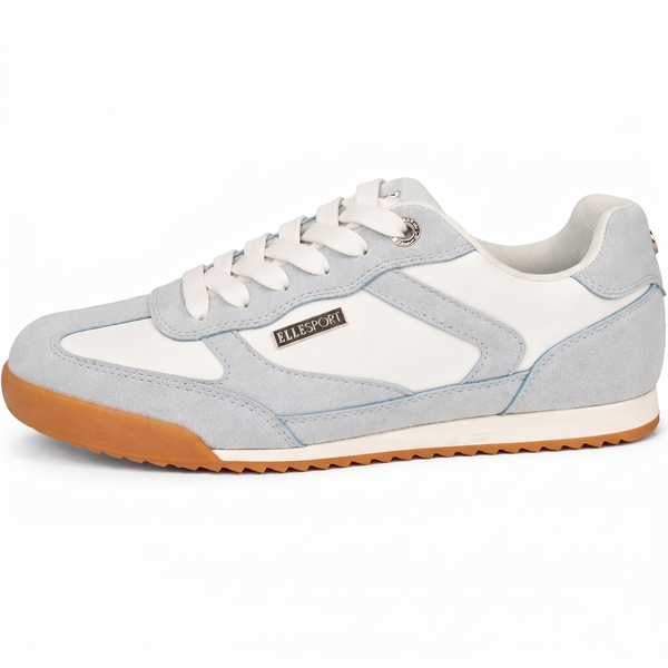 Ladies Elle Sport Retro Lace Up Comfy Trainers F7573