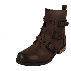 Ladies Spot On Ankle Boots F51019