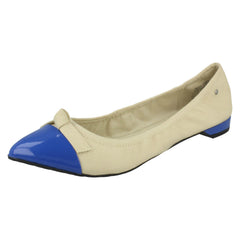 Ladies Rockport Slip On Flats With Bow Detailing Ashika