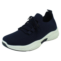 Ladies Spot On Lace Up Trainers F7200