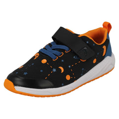 Boys Clarks Space Detailed Lightweight Trainers Aeon Cosmo