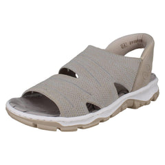 Ladies Rieker Ready2Go Slip On Sandals 68895