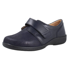 Ladies Wide Fitting Hook and Loop DB Shoes Petula