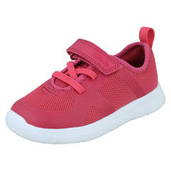 Childrens Unisex Girls Boys Clarks Casual Trainers Ath Flux
