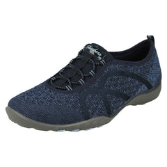 Ladies Relaxed Fit From Skechers Wide Fitting Trainers Fortuneknit 23028