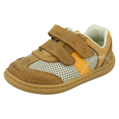 Boys Clarks Hook & Loop Casual Shoe Flash Metra