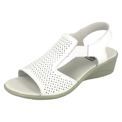 Ladies Down To Earth Casual Wedge Sandals F10879