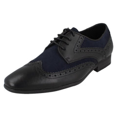 Mens Front Lace Up Brogue Shoes Turin