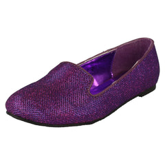 Girls Cutie Flat Slip On Ballerina Flats