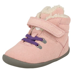 Childrens Clarks Fox Detailed Ankle Boots Roamer Snug T