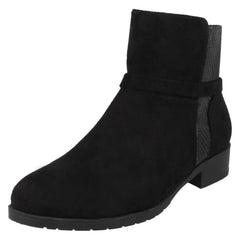 Ladies Spot On Ankle Boots F51098