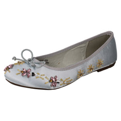 Ladies Spot On Flat Ballerinas Shoes F80382