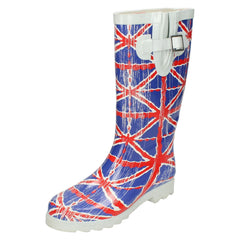 Ladies Spot On British Flag Design Wellington Boots