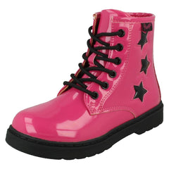 Girls Pineapple Casual Ankle Boots H4197