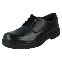 Boys Clarks Lace Up School Shoes Loxham Derby