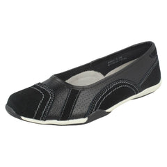 Ladies Down To Earth Flat Ballerina Shoes