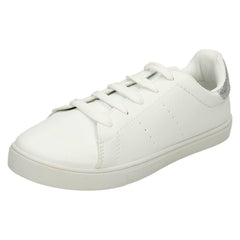 Ladies Spot On Lace Up Pumps