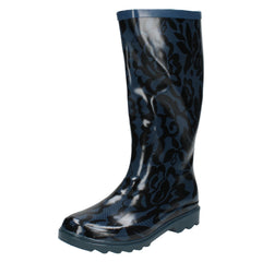 Ladies Spot On Casual Wellington Boots