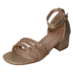 Girls Spot On Ankle Strap Sandals H1118