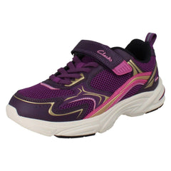 Kids Clarks Sporty Trainers Crafton Move K