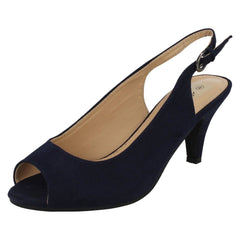 Ladies Anne Michelle Peep Toe Sling back Heels