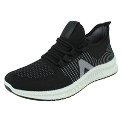Mens Reflex Knitted Lace Up Trainers A2186