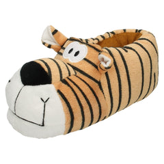 Unisex Spot On Flat Novelty Tiger Slippers X2074