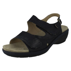 Ladies DB Shoes Hook and Loop Fastening Variable Fit Sandals Georgina