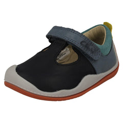 Childrens Clarks First Walking T-Bar Shoes Roller Bright T