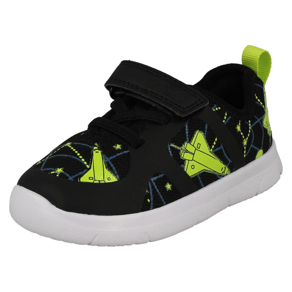 Boys Clarks Space Detailed Trainers Ath Cosmo