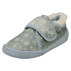 Girls Clarks Snowflake Detailed Frozen II Slippers Holmly Ice