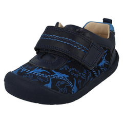 Boys Startrite Casual Hook & Loop Shoes Footprint