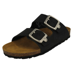 Ladies Rieker Adjustable Buckle Strapped Mule Sandals V8084