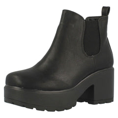 Girls Spot On Casual Ankle Boots
