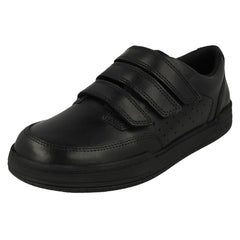 Boys Clarks Relaxed Style School Shoes Fawn Bar Y