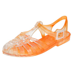 Ladies Spot On Closed Toe Jelly Shoes
