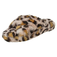 Ladies Spot On Fur Slippers X2120#L