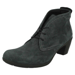 Ladies Easy B Wide Ankle Boots Jo