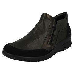 Womens Rieker Zip Up Ankle Boots L4851
