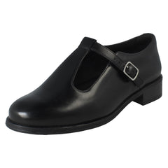 Ladies Clarks T-Bar Buckle Fastening Formal Shoes Havisham Bar
