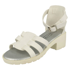 Girls Spot On Buckle Strap Sandals