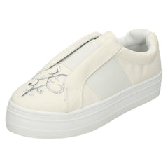 Ladies Spot On Flatform Creepers